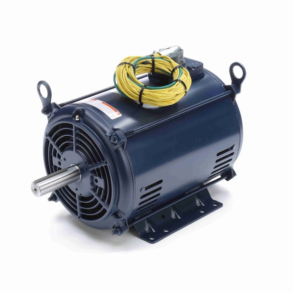 Drop Dryer Motor, 7.50 HP, 3 Ph, 60 Hz, 230/460 V, 3600 RPM, 184TZ Frame, DPAO
